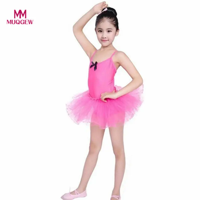 Children Girls Tutu Tulle Party Dance Ballet Kids Solid Color Costume Dress girls clothes toddler girl dresses 2018 | Детская одежда и