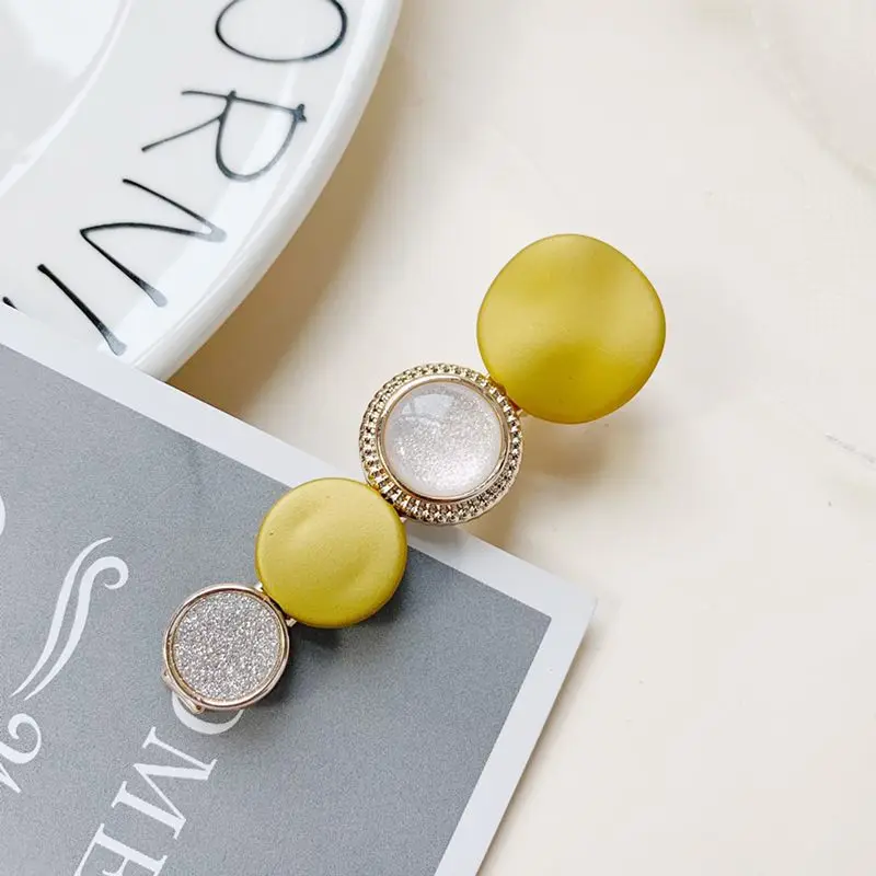 Женская заколка для волос ручной работы модная простая в Корейском стиле