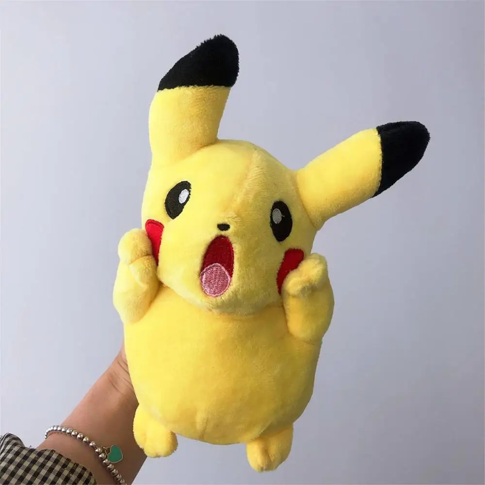 20cm pikachu Супер мягкий Psyduck желтая утка чучело животное плюшевые аниме игрушки кукла друг Милая утка с одеялом игра подарок на день рождения - Цвет: 20cm pikachu