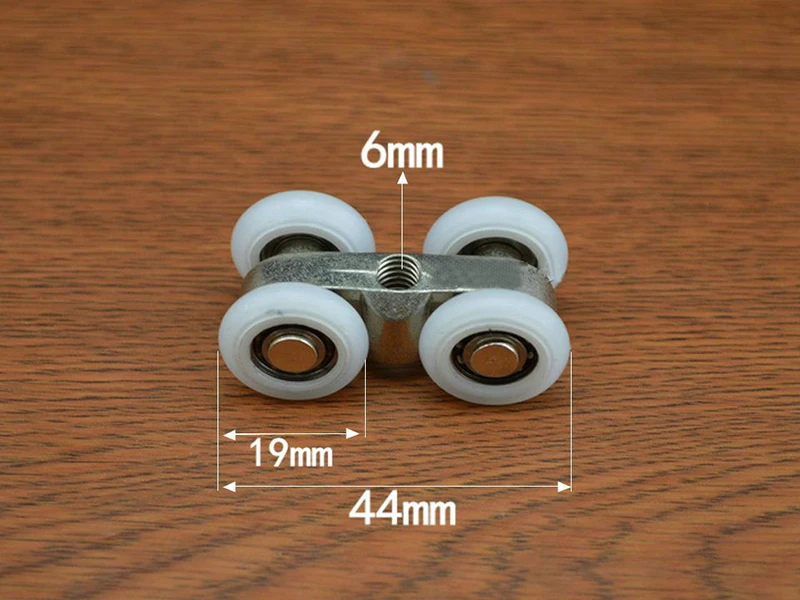 8 штук душевая стеклянная раздвижная дверь фитинги подвесной маленький шкив