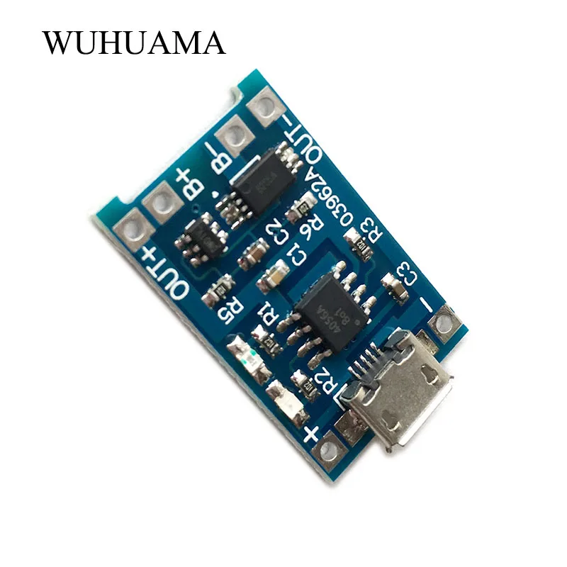 DIY 3V7 зарядная плата для модуля Bluetooth Amp Micro USB 5V 1A 18650 модуль зарядного устройства