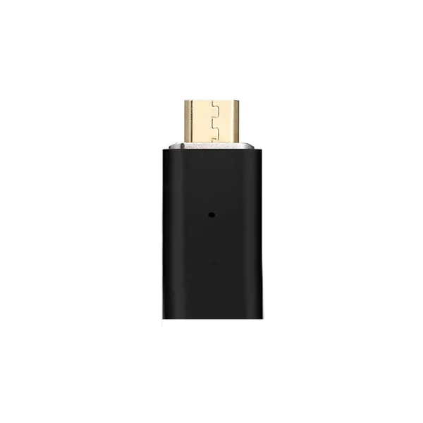 Магнитный Кабель-адаптер металлический штекер Micro usb кабель для зарядки провод для samsung XiaoMi HUAWEI LG lenovo Asus htc Moto Android Phone - Цвет: Черный