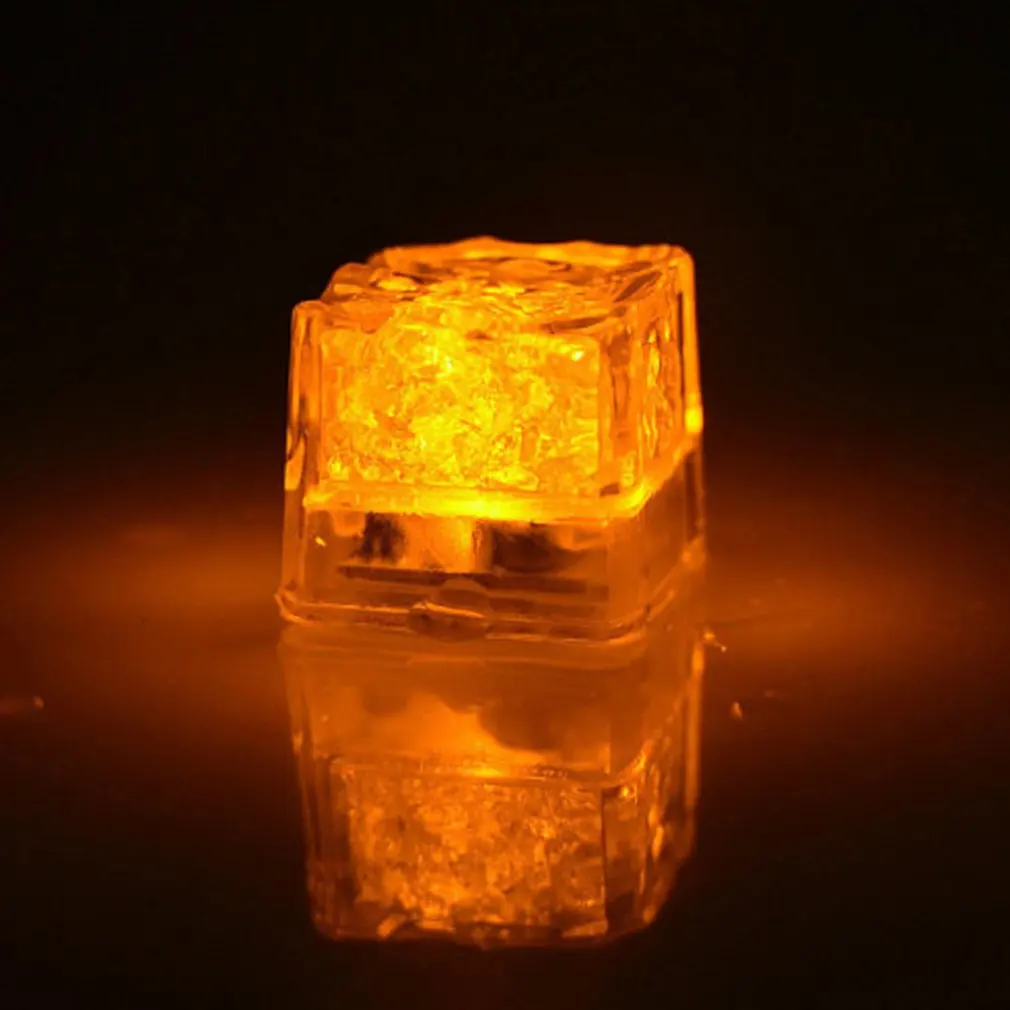 

DIY Party Decorative LED Ice Cube Light Multi-Color Liquid Sensor Ice Cube Light LED Glow Light Drinking Wine Wedding