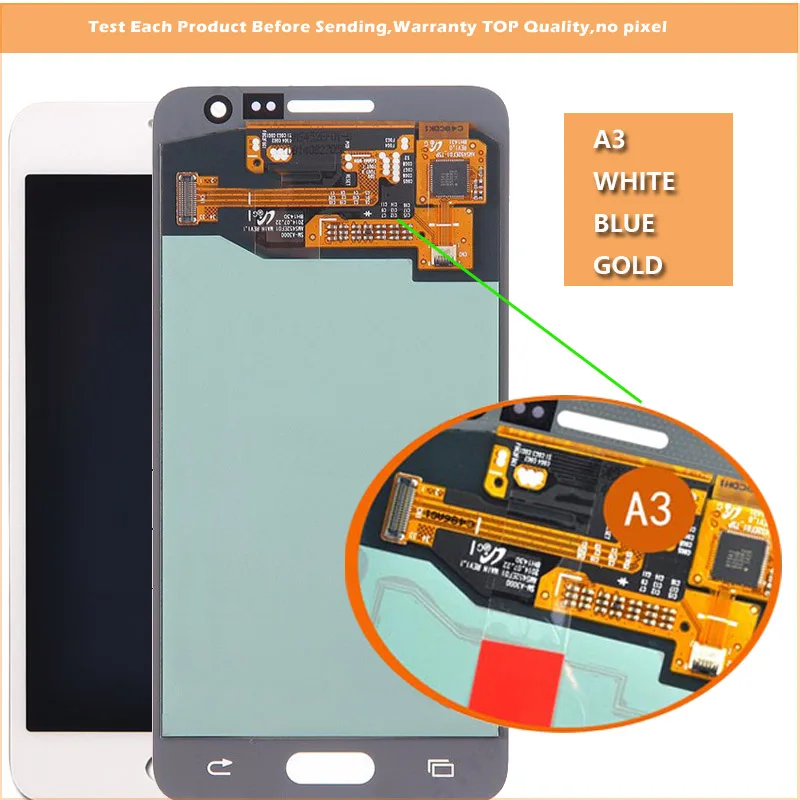 4 5 ''новый оригинальный SUPER AMOled ЖК дисплей для Samsung Galaxy A3 2015 A300 A3000 A300F A300M