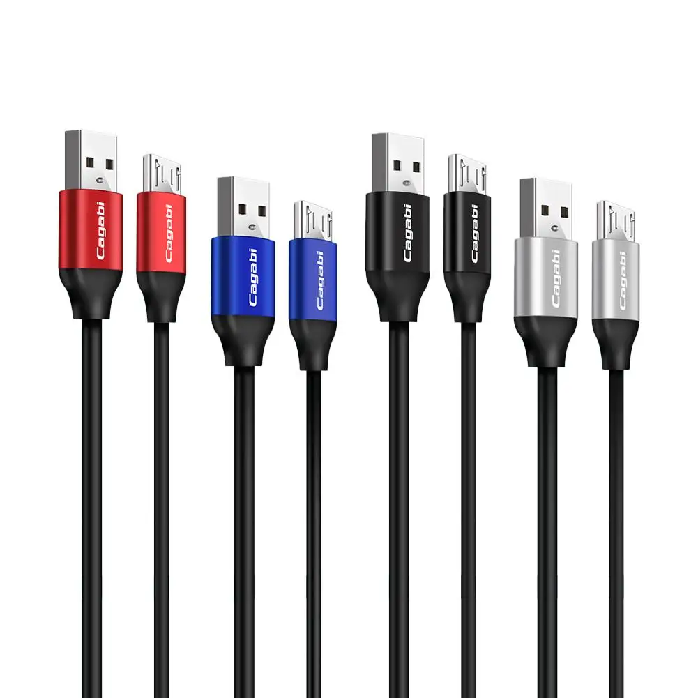 CAGABI отличное качество TPE 480 Мбит/с 5В 2.4A Micro USB кабель для синхронизации данных и
