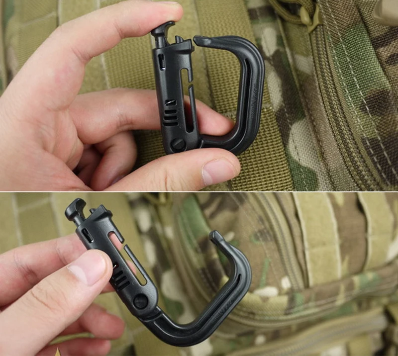 Пластиковое D образное кольцо с замком для рюкзака|mounting clip|plastic ringmount buckle |