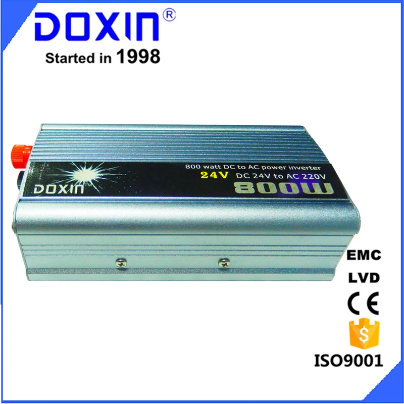 Doxin Modified Sine Wave Car Portable Power Inverter Charger DC to AC 800W 1600W(Peak) 24v 220v | Inverters