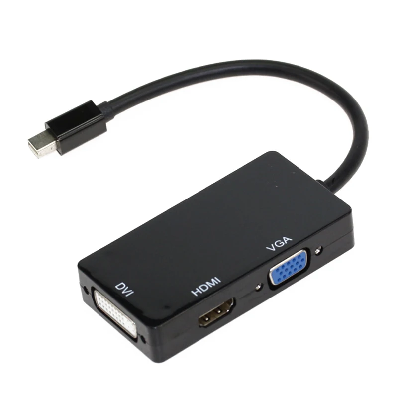 Лучшие предложения мини-дисплей Порт Thunderbolt к HDMI VGA DVI адаптер для MacBook Pro Mac Air