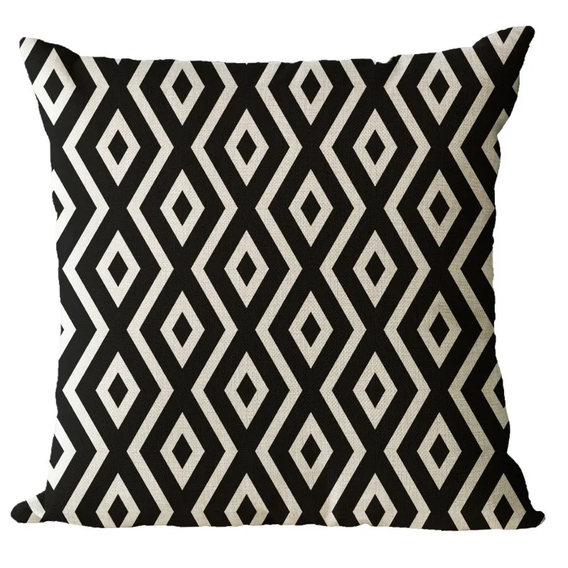 Оптовая продажа свадебный подарок наволочка простая черная нордическая