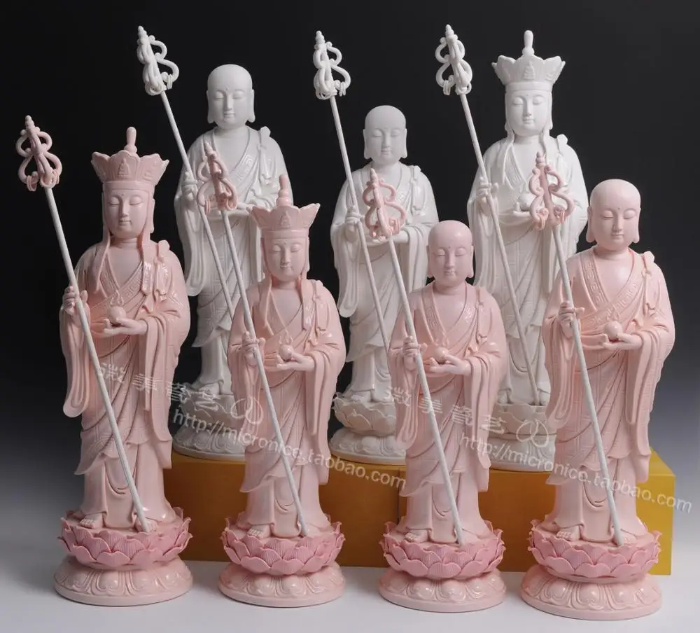 

Dehua porcelain 17 to 21 inches of Jizo Buddha put Ephraim Ksitigarbha Buddha like ceramic decoration decoration