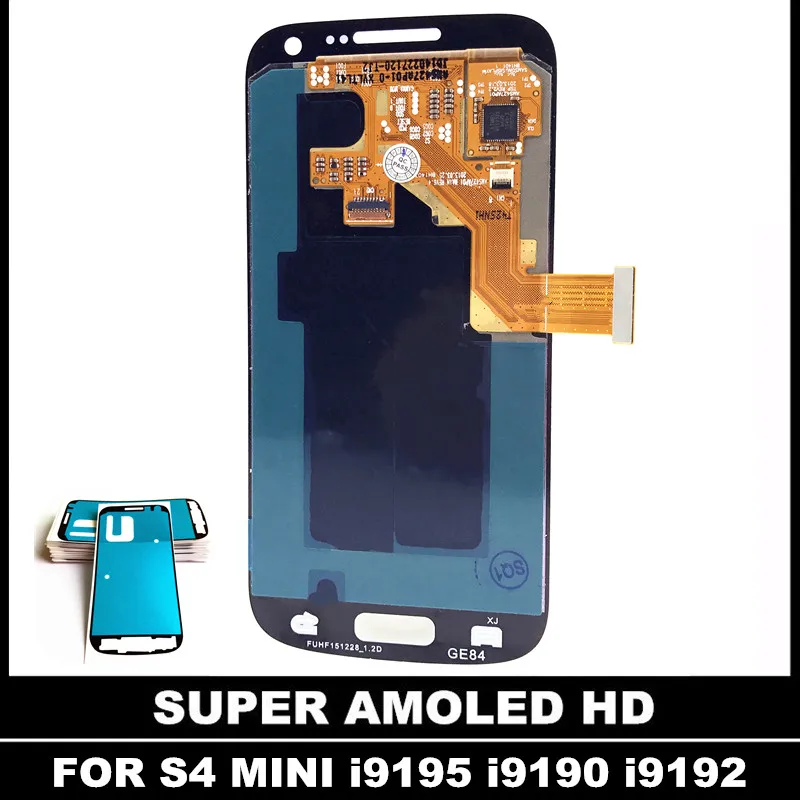 Протестированный супер AMOLED дисплей для Samsung Galaxy S4 Mini i9190 i9192 i9195 S4mini LCD сменный