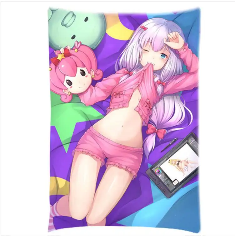 Обновление апреля 2017 г. наволочка с персонажами аниме еруми сагири