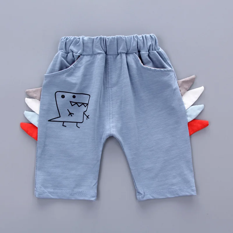 Autumn boy Girls Baby dinosaur pattern Kids Short sleeve Children wear casual top + trousers comfortable clothes 12M-3Y | Детская одежда