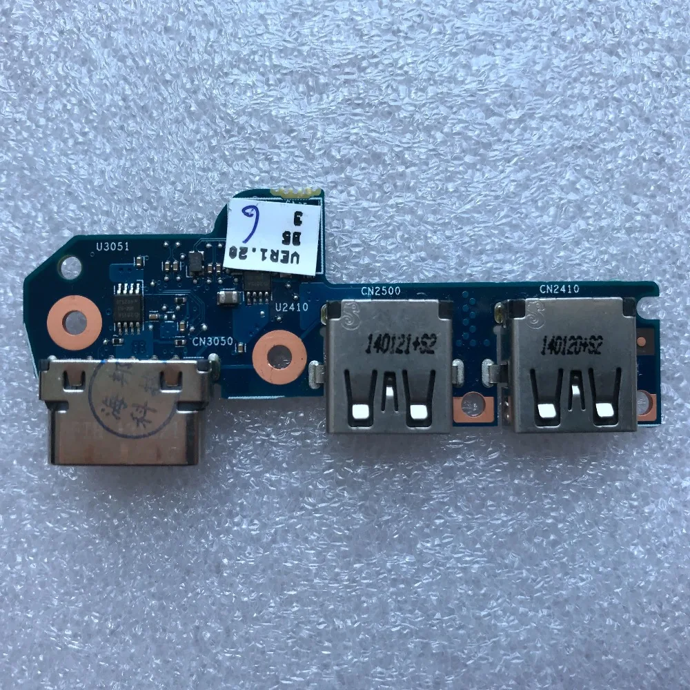 Протестированная для HP 840 G1 VGA USB дочерняя печатная плата с кабелем 784455-001 730966-001