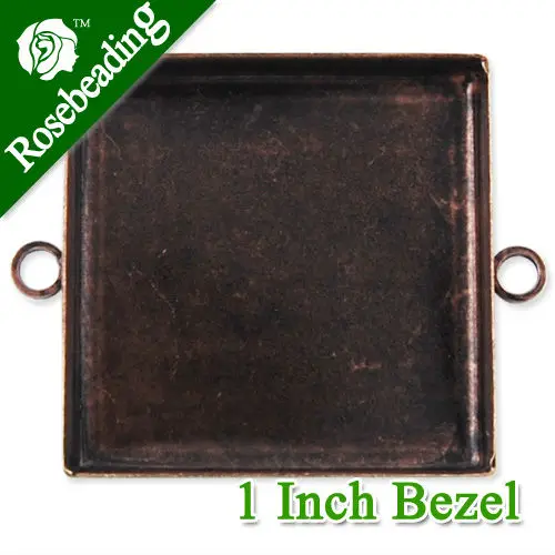 

25 мм/1 дюйм, квадратный браслет, античное покрытие из меди, фотоэлемент, подходит для 25*25 мм, продано 20 шт. в упаковке