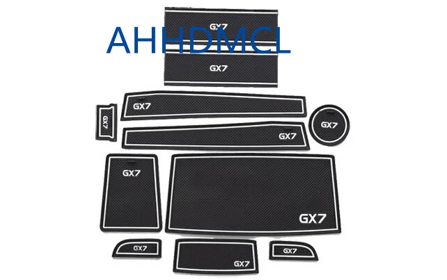 

Нескользящие коврики AHHDMCL для дверных ворот, подлокотников для чашек, коврик для хранения для Geely Gleagle GX7 2013