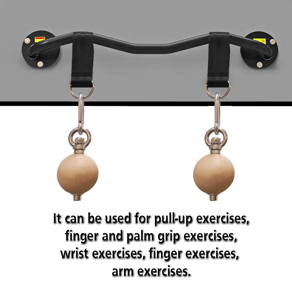 Pull-up Ball Fitness Accessories Wrist Balls Wooden Wrist Strength Training Tools Arm Strength Rock Climbing Exercise