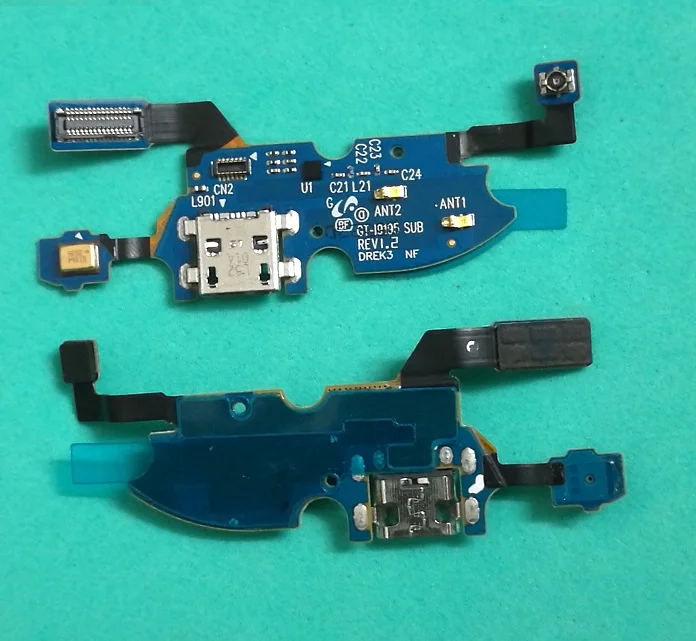 10 шт./лот гибкий кабель ленточный зарядный USB док-станция разъем гибкий кабель для samsung Galaxy S4 mini I9190 I9195
