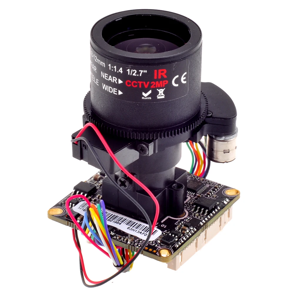 GADINAN 1.3MP Hi3518C + 1/3 &quotAR0130 H.264 Авто Foucus 2 8-12 мм объектив с переменным фокусным