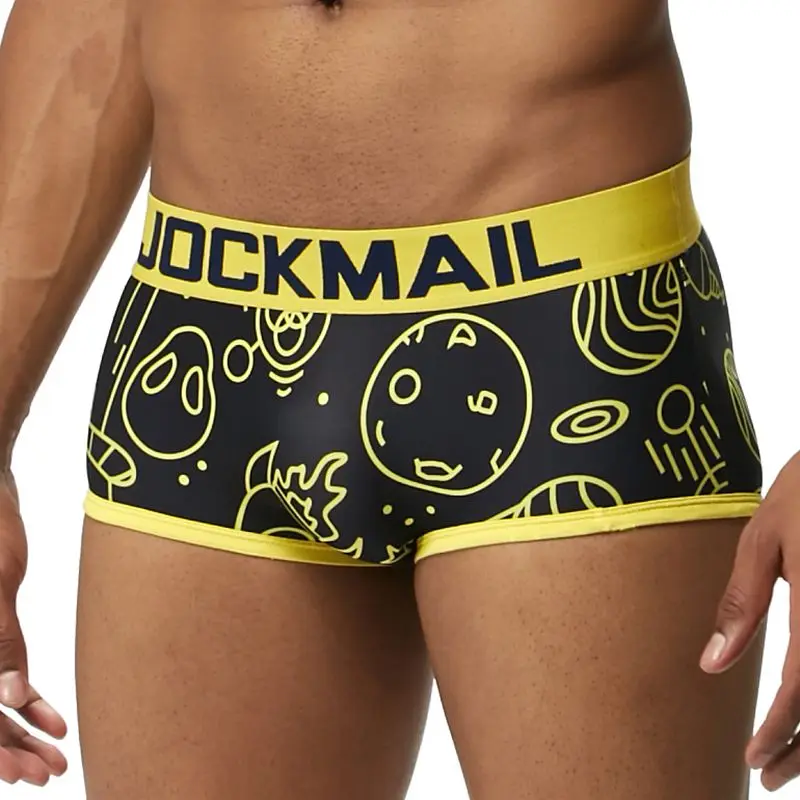 JOCKMAIL, фирменное Мужское нижнее белье, боксеры, шорты, сексуальные мужские трусы, трусы, calzoncillos hombre, боксеры marca cuecas, боксеры, Гей Нижнее белье