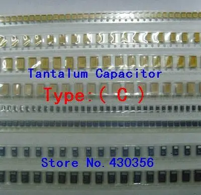 Танталовый конденсатор 10 шт., тип 6032: C 106 10 мкФ 35V 106V