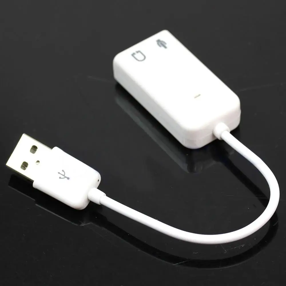 Новый Полезный Настольный ПК USB 2 0 3D виртуальный 7 1 канальный аудио адаптер для