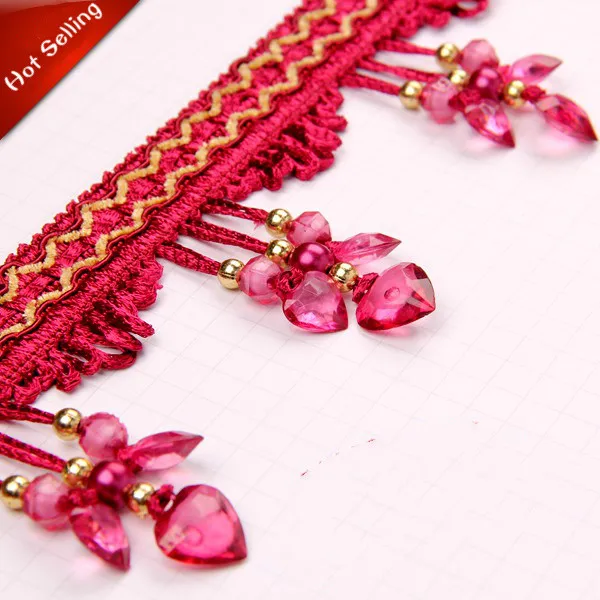 12 ярдов/лот 13 Цвета Шторы диван-кровать с кружевной отделкой аксессуары-кисточки