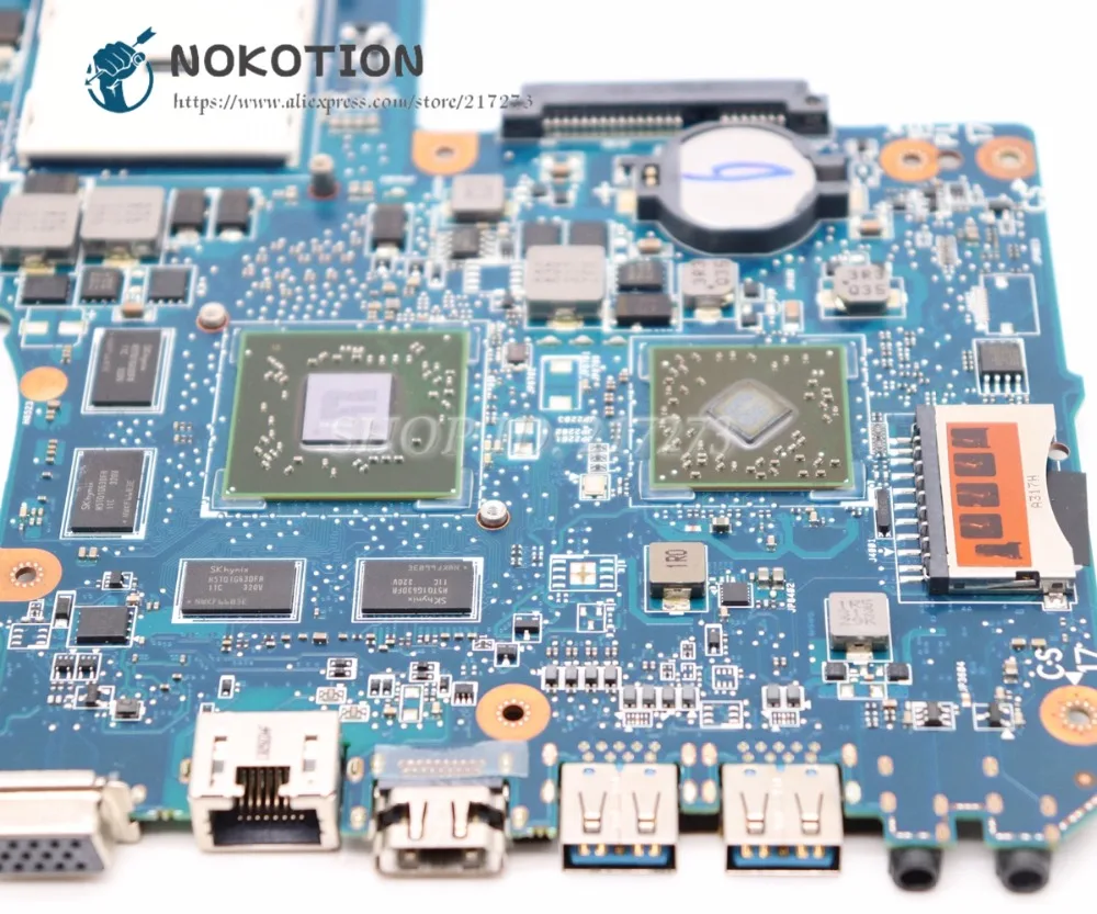 Материнская плата NOKOTION для ноутбука Toshiba Satellite L850D C850D H000050830 материнская FS1 DDR3 HD7670M