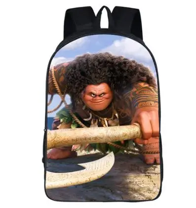 2018 новые женские сумки moive Moana Печатный Рюкзак Студенческая школьная сумка для
