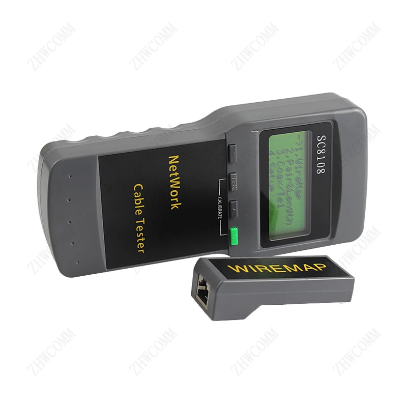 ZHWCOMM Многофункциональный тестер сетевого кабеля SC8108 RJ45 Lan STP UTP Ca5e Тестер длины Cat6