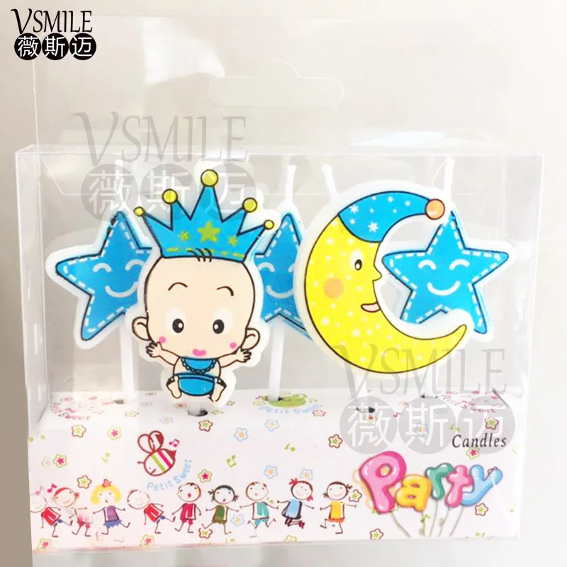 5 шт. милые принадлежности для тематической вечеринки с изображением луны и звезд