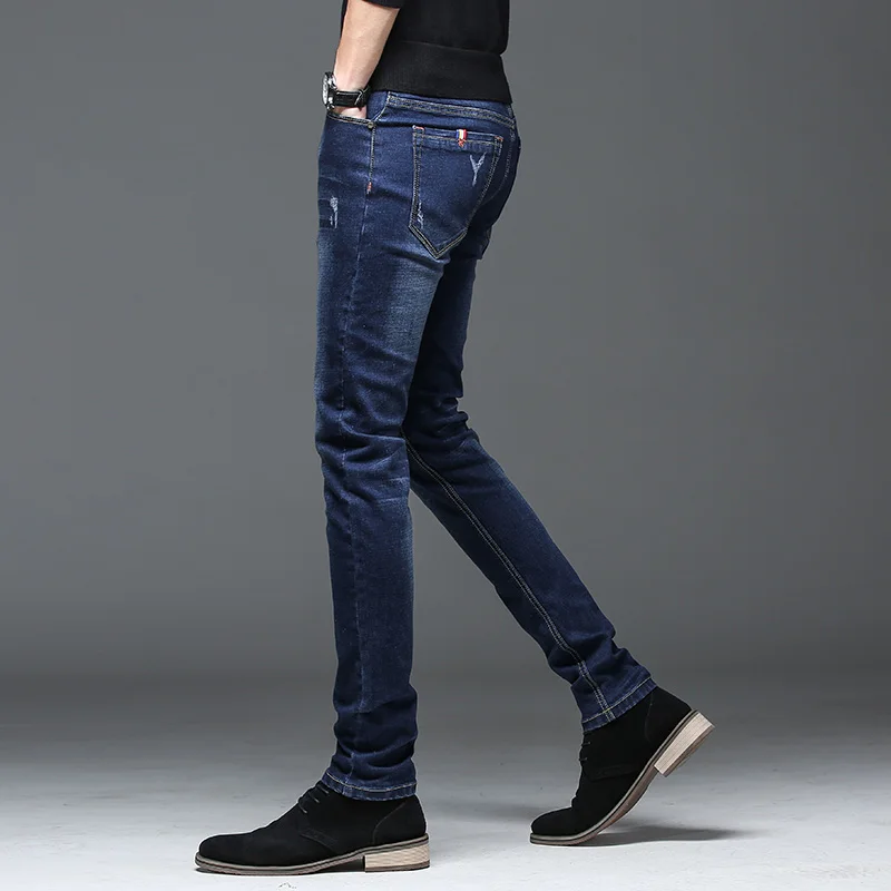 Batmo 2018 Новое поступление высокое качество повседневные тонкие эластичные джинсы