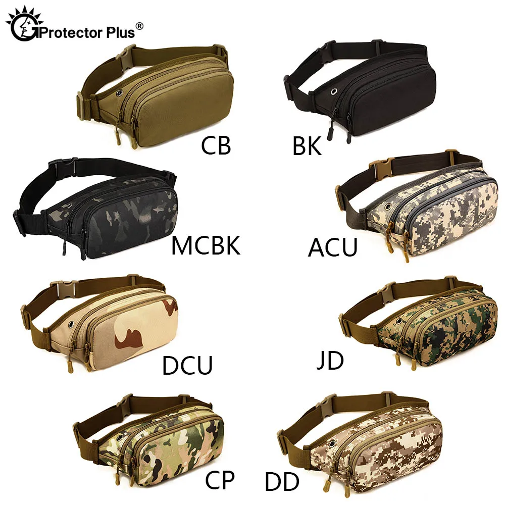 PROTECTOR PLUS Tactical Men Sports 5.7 inches Phone Waist Bag Military Combat Outdoor Small Crossbody 900D Nylon Running Riding | Спорт и
