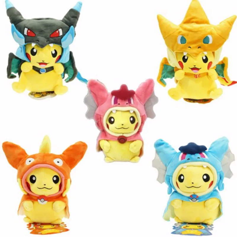 Куклы животные Lucario Magikarp Cos косплей Mega Charizard gyrados мягкие игрушки для детей детские