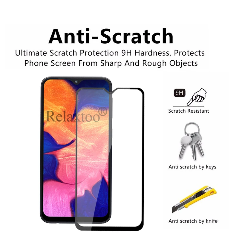 Защитное стекло для samsung a20 galaxy a20E закаленное a 20 E 20A A202F A205F A202 A205 пленка|Защитные