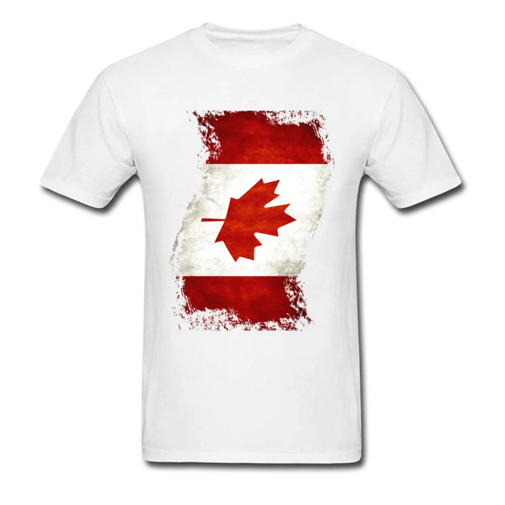 Мужская футболка команды на заказ волнистый флаг Канады живопись черный белый