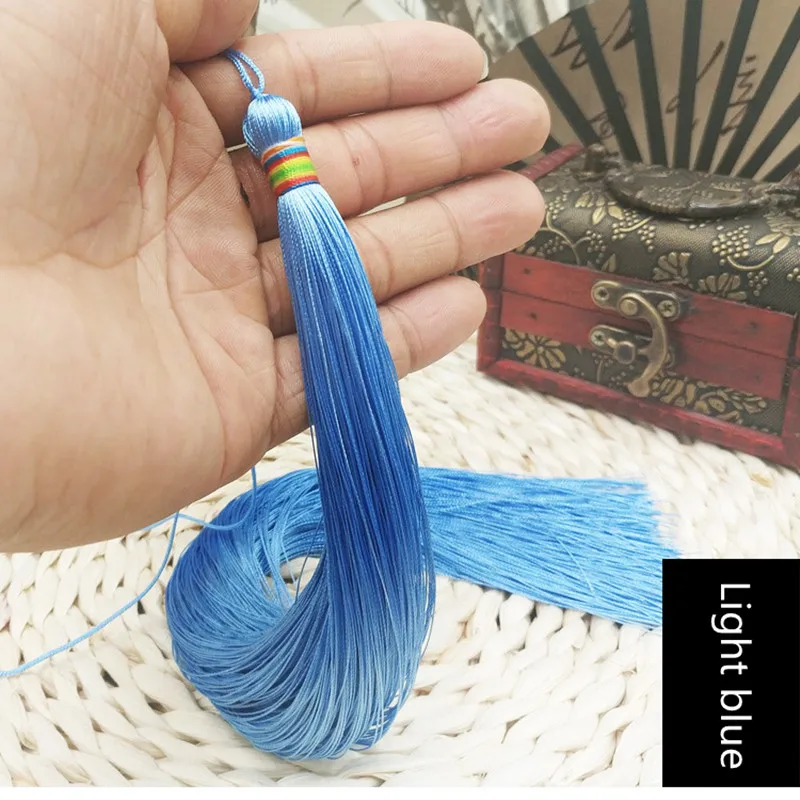 2 шт. 33 см очень длинная оплетка кисточка DIY Ювелирные изделия домашний текстильный занавес одежда декоративная изготовление талисманы Подвески Ремесло кисточки