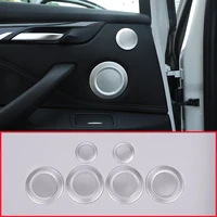 aluminum alloy car door speaker cover trim for bmw x1 f48 2016 2019 accessories