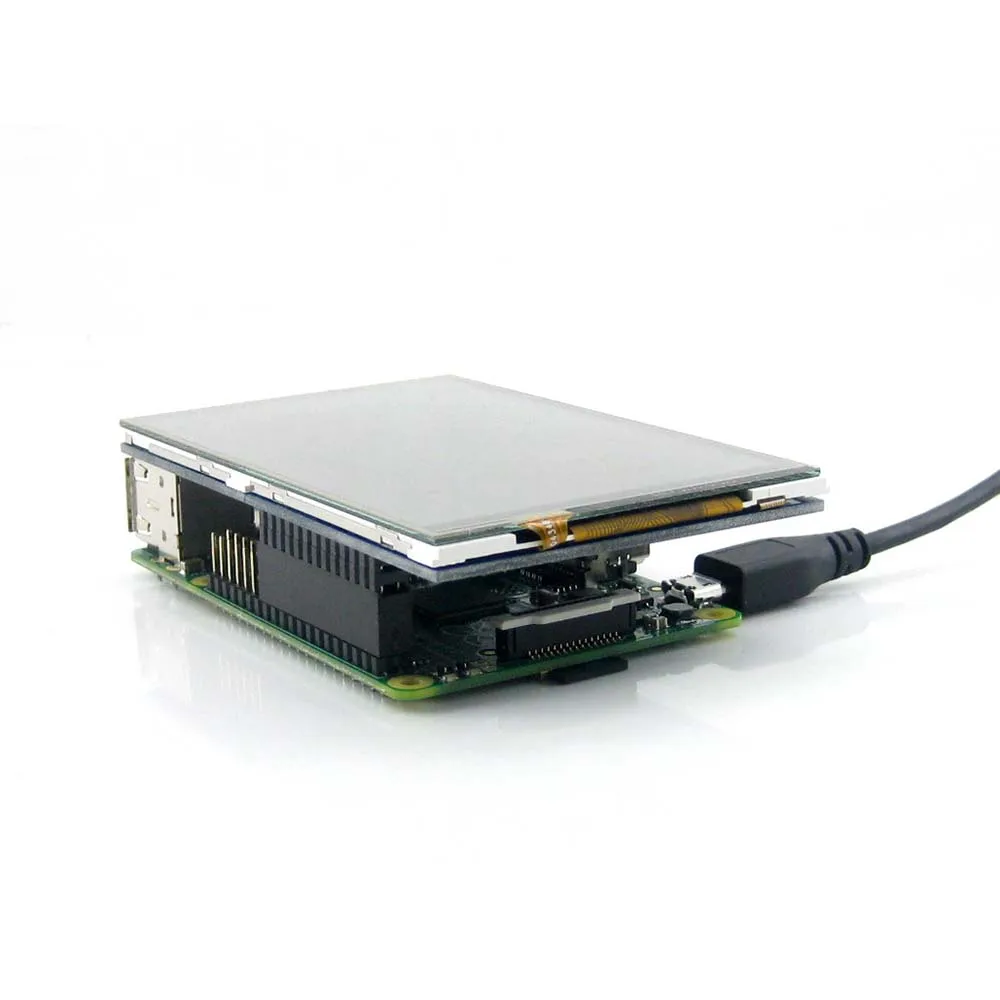 4inch RPi LCD (A) 320*480 TFT Resistive Touch Display Screen SPI Interface for all Rapsberry pi | Компьютеры и офис