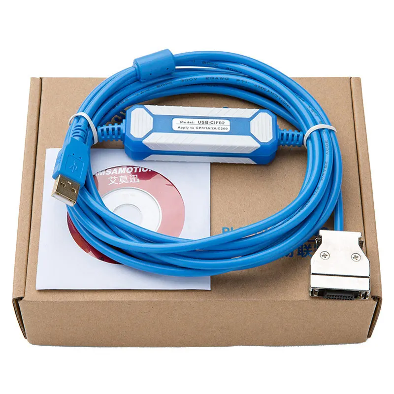 USB-CIF02 позолоченный интерфейс версия PLC Кабель для программирования связи CPM1A/2A/CQM1