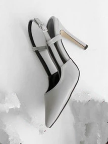 gray 8cm JIANBUDAN/пикантные летние женские туфли на высоком каблуке; коллекция года; элегантные женские офисные туфли; туфли-лодочки на высоком каблуке 8 см/10 см; размеры 34-41 - Цвет: gray 8cm
