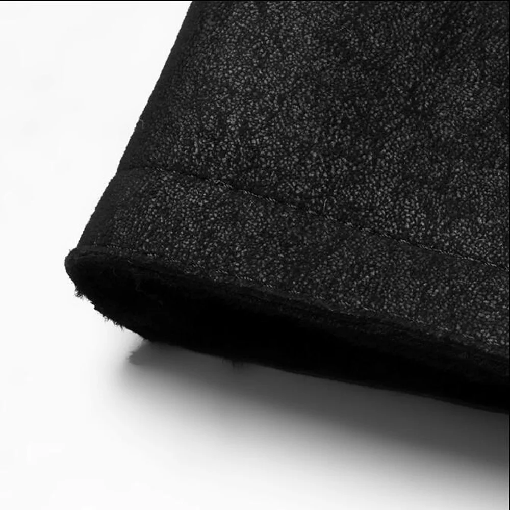 Формальные из натуральной овечьей кожи меховая куртка Овцы одежда Shearling мужская кожаная верхняя одежда черный натуральны