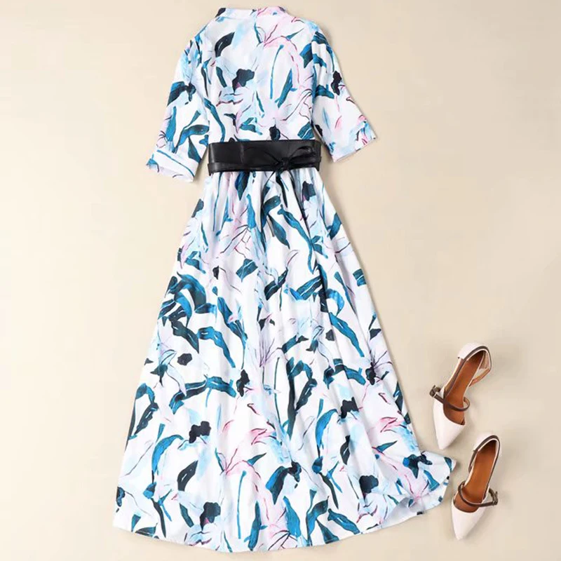

XF Kate Princess designer catwalk 2019 autumn new high quality sexy party elegant vintage boho women's clothing 712-5