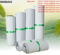 nabag 100pcslot white self seal adhesive courier bags storage bags plastic poly envelope mailer postal shipping mailing bags