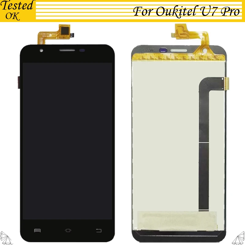 100% протестированная работа для Oukitel U7 Pro жк-дисплей + сенсорный экран дигитайзер в