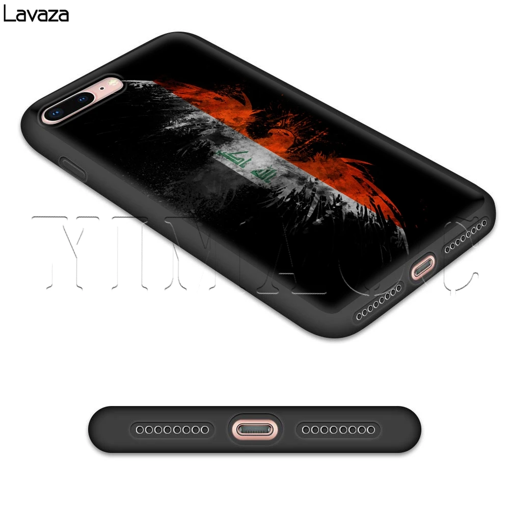 Lavaza Iraq Flag Case for iPhone 11 Pro XS Max XR X 8 7 6 6S Plus 5 5s se |