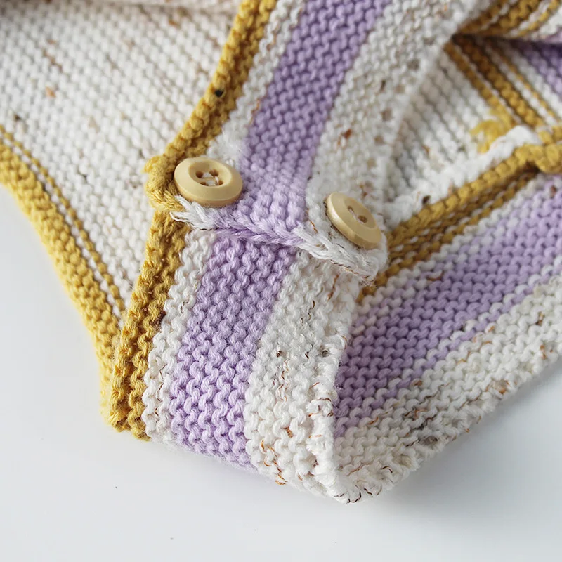 Весна-Осень 2020 детские трикотажные комбинезоны фиолетового цвета из хлопка без