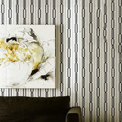 Brown/yellow stripe background wall wallpaper for tv bedroom living room 10M roll fine decor pvc vinyl paper 3d | Обустройство дома