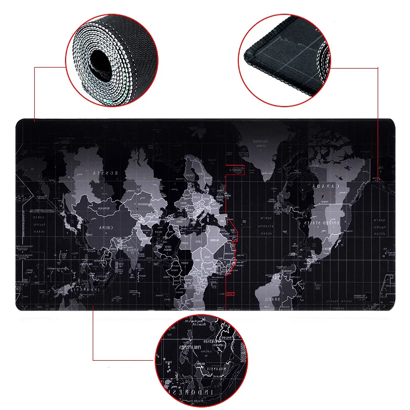 Карта мира большой размер 400*800 мм * 3 карта скорость игры Коврик для мыши коврик