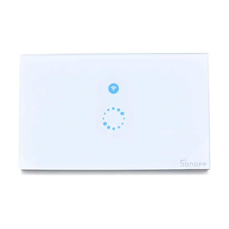 5 шт./лот ITEAD Sonoff сенсорный настенный Wifi переключатель Роскошная стеклянная